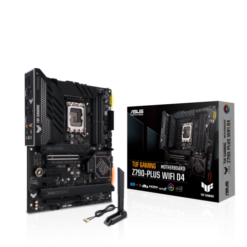  TUF GAMING Z790-PLUS WIFI D4 ―  Intel® Z790 (LGA1700) ATX ゲーミングマザーボードの製品画像