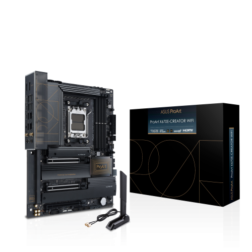  PROART X670E-CREATOR WIFI  ― AMD ソケット AM5 (AMD Ryzen™ 7000 シリーズ・デスクトップ・プロセッサー用) 対応X670Eチップセット搭載ATXマザーボード の製品画像