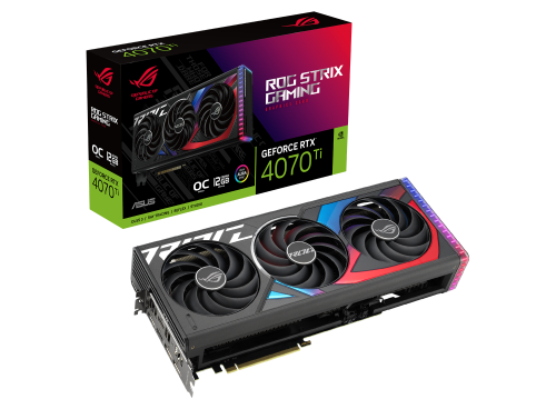  ROG-STRIX-RTX4070TI-O12G-GAMING ― ASUS NVIDIA® GeForce RTX™​​ 4070 Ti 搭載グラフィックボードオーバークロックエディション12GB GDDR6X の製品画像