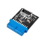 SST-CP14-E ― USB 3.0内部(19ピン)ヘッダ～USB 3.1 / 3.2 Type-C (20ピン) Key Aアダプタの写真