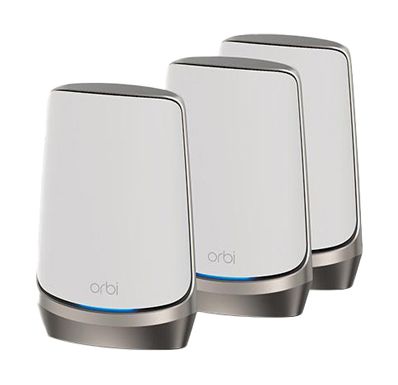  RBKE963-100JPS ― Orbi 9 AXE11000 クアッドバンドメッシュ WiFi 6E 10ギガポート 搭載 3台セットの製品画像