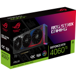 ROG-STRIX-RTX4060TI-O16G-GAMING ― GeForce RTX™ 4060 Ti 搭載3連ファン採用グラフィックボードOC版の写真