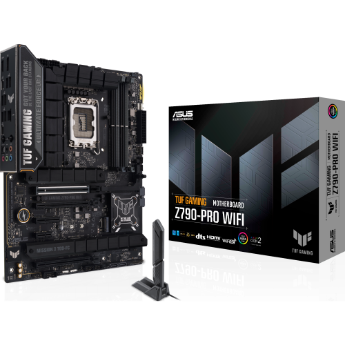  TUF GAMING Z790-PRO WIFI ― Intel ®Z790チップセット搭載ATXマザーボードの製品画像