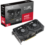 DUAL-RX7600XT-O16G ― DUAL2連ファングラフィックカードOC版の写真