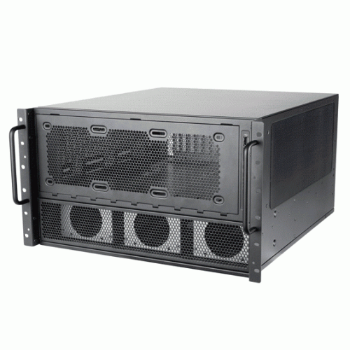  SST-RM600 ― デュアルPSU互換性とトリプル360mmラジエター対応を備えた6Uラックマウントケースの製品画像
