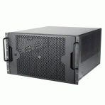 SST-RM61-312 ― 6U 12ベイラックマウントケース、デュアルPSU互換性、トリプル360mmラジエター対応、SGPIO互換性で12 Gb/s Mini-SAS HD SFF-8643に対応