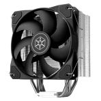 SST-ARV120B ― 最新のIntelおよびAMDソケット対象に設計された、4本の Ø6mm銅製ヒートパイプ装備の高性能 120mm CPUクーラー。