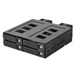 SST-FS204-US ― シングル5.25" デバイスベイから4つのU.2 (SFF-8639) SSDへのアダプタケージの写真