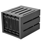 SST-FS304B-V ― 9.5mmスリムODD対応、3つの5.25"デバイスベイ～4つの3.5" SAS 12G / SATA 6Gbit/s ホットスワップアダプタケージの写真