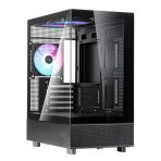 SST-LD04-B-ARGB ― 印象的な270°視野角を有するパノラマ効果のMicro-ATXケース