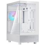 SST-LD04-W-ARGB ― 印象的な270°視野角を有するパノラマ効果のMicro-ATXケース