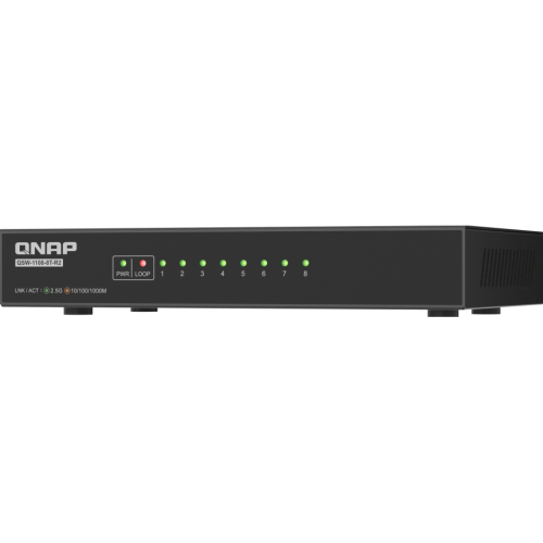  QSW-1108-8T-R2 ― コスト効率に優れたエントリーレベルのスイッチの製品画像