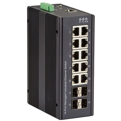  LIG1014A ― 産業用 マネージド ギガビットイーサネットスイッチ 10ポートの製品画像