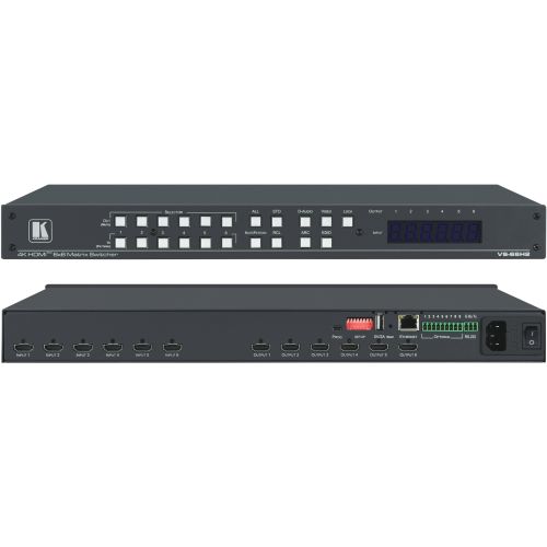  VS-66H2 ― 4K/60Hz 4:4:4 HDR対応6×6 HDMIマトリックススイッチャーの製品画像