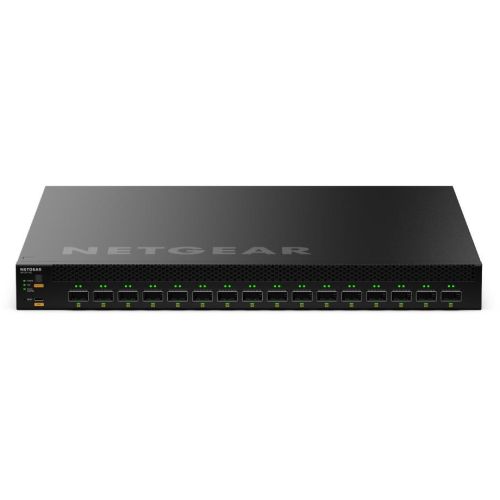  CSM4316-100AJS ― 100G QSFP28ポート16基搭載大規模AV over IP／放送／高帯域ネットワーク向けフルマネージスイッチの製品画像