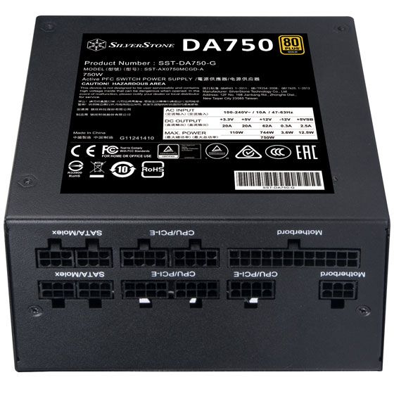 DA750-G - 80 PLUS Gold 750WフルモジュラーATX電源｜テックウインド ...