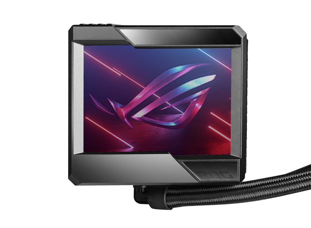 ROG RYUJIN II 360 - 水冷ヘッド天面 3.5インチ大型液晶ディスプレイ