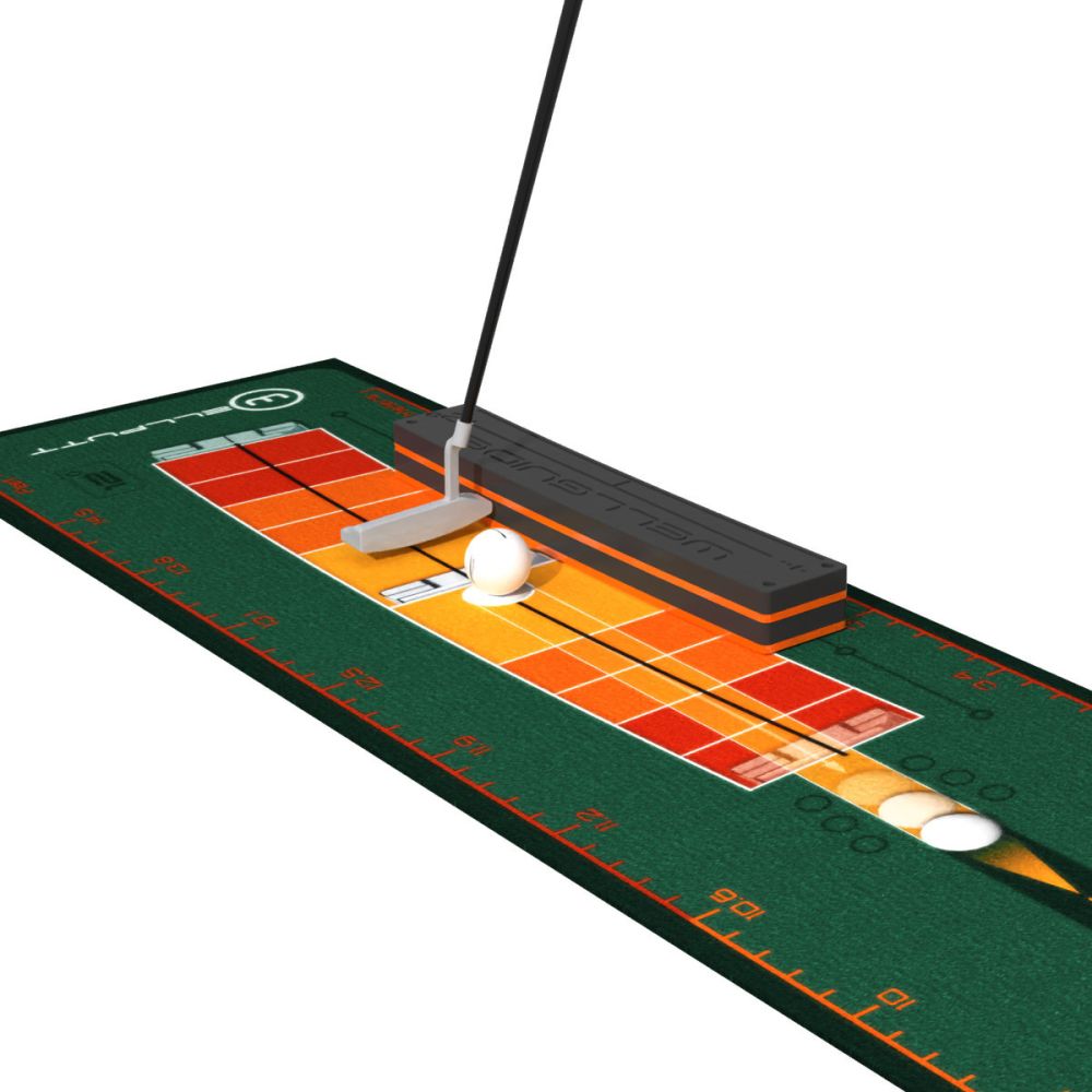 WELLPUTT WELL STROKE パッティングガイド（おまけ付き） ウェルパット Wellputt パターマット WELLSTROKES 右利き用