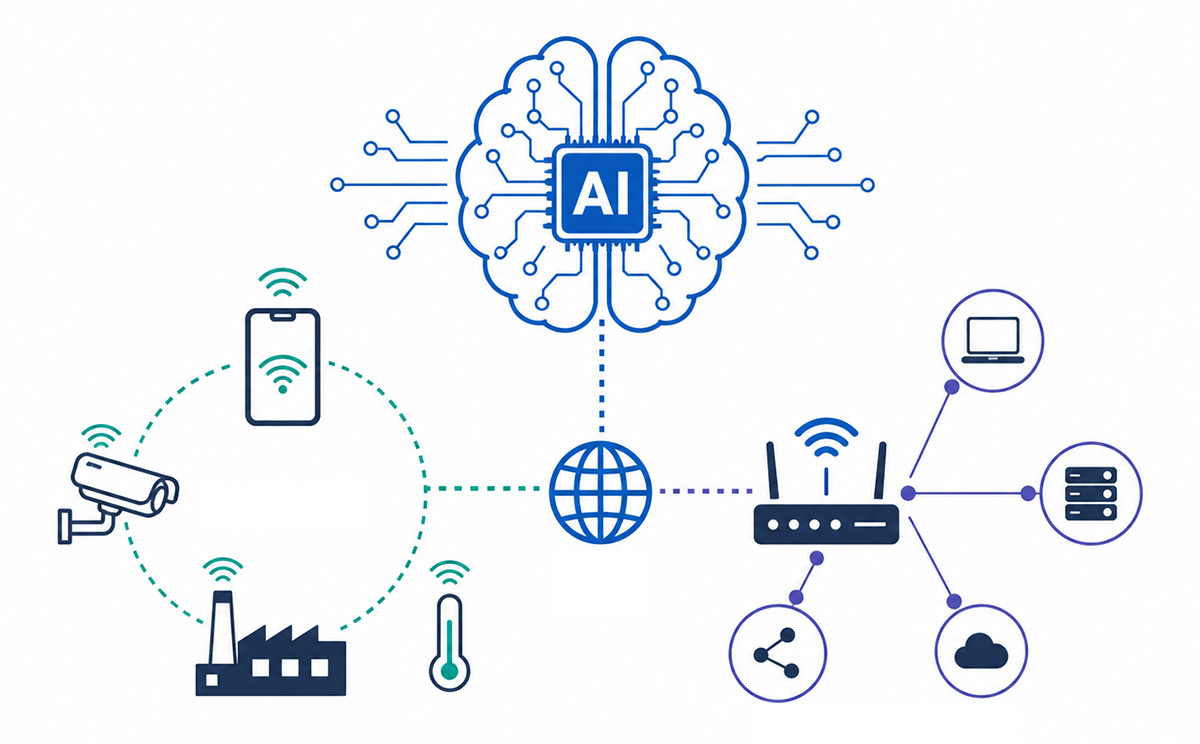 テックウインドのAI・IoT・ネットワークの総合ソリューションサービスです。映像解析、顔認証、生成AI、Edge、Wi-Fi、DaaSなどを課題整理からPoC、導入、保守まで一貫支援します。
