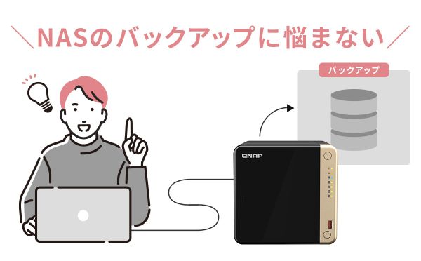 QNAPあんしんバックアップ設定サービス