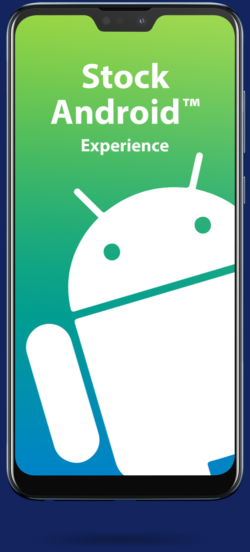 直感的な操作感Pure AndroidOS搭載